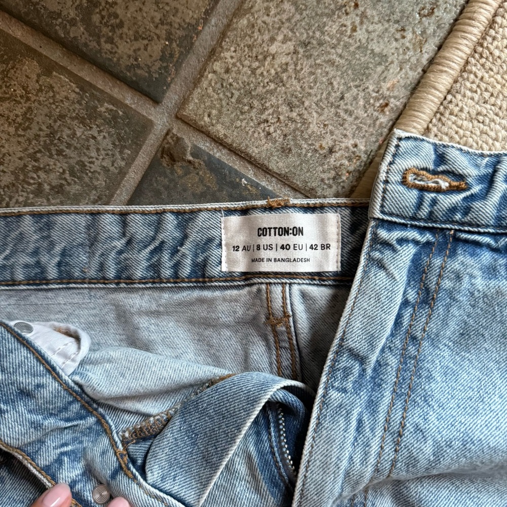 Cotton On Sky Blue Denim Pants